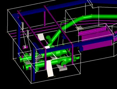 3D zameranie technickej miestnosti Ružiná